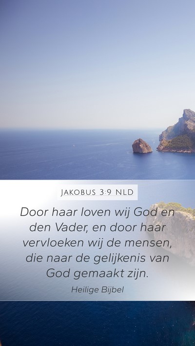 Jakobus 3:9 NLD Bible Verse Image