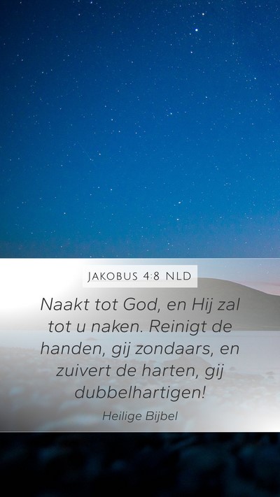 Jakobus 4:8 NLD Bible Verse Image