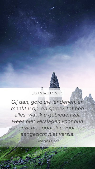 Jeremia 1:17 NLD Bible Verse Image
