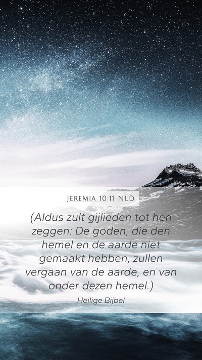 Jeremia 10:11 NLD Bible Verse Image
