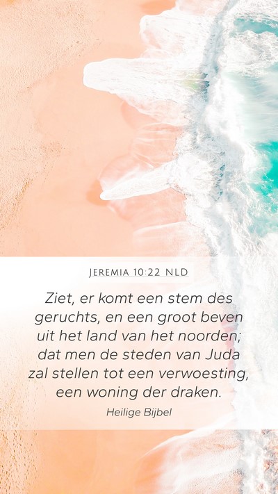 Jeremia 10:22 NLD Bible Verse Image