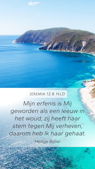 Jeremia 12:8 NLD Bible Verse Image
