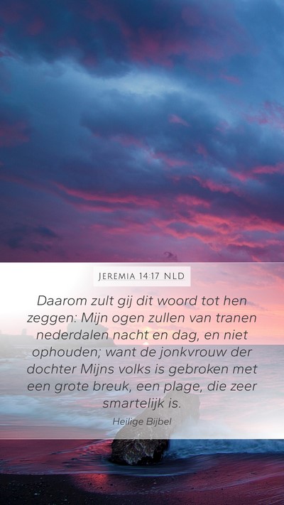 Jeremia 14:17 NLD Bible Verse Image