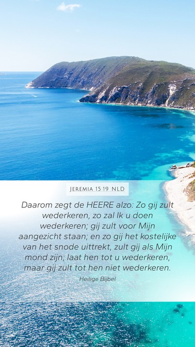 Jeremia 15:19 NLD Bible Verse Image