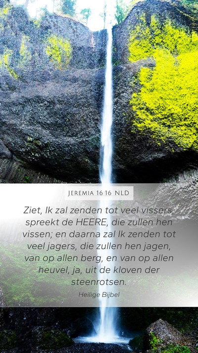 Jeremia 16:16 NLD Bible Verse Image