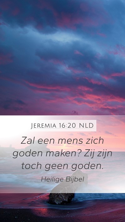 Jeremia 16:20 NLD Bible Verse Image