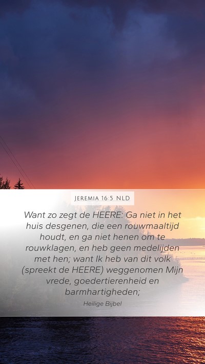 Jeremia 16:5 NLD Bible Verse Image