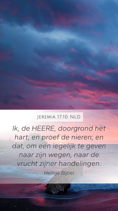 Jeremia 17:10 NLD Bible Verse Image