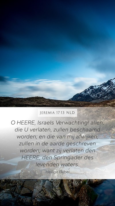 Jeremia 17:13 NLD Bible Verse Image