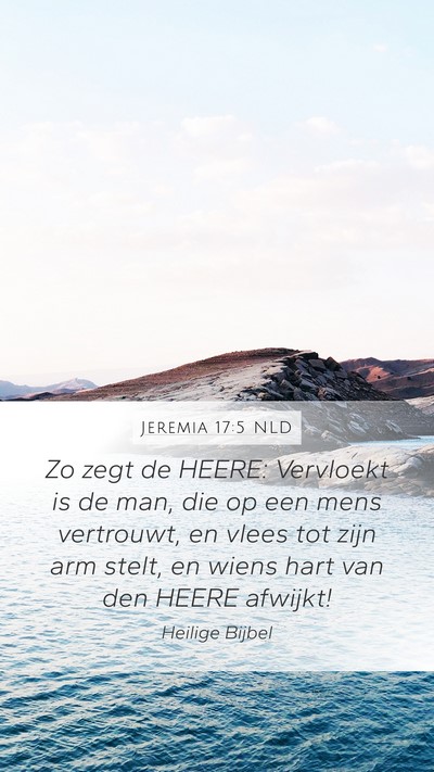 Jeremia 17:5 NLD Bible Verse Image