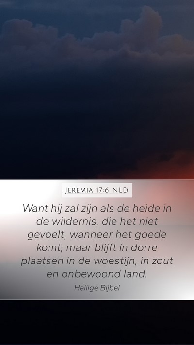 Jeremia 17:6 NLD Bible Verse Image