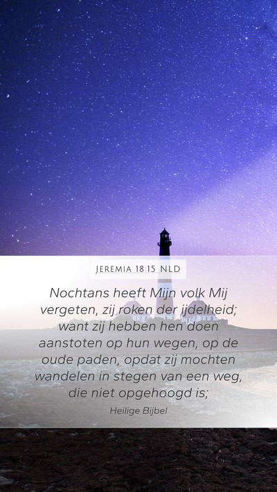 Jeremia 18:15 NLD Bible Verse Image