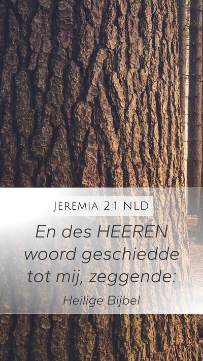 Jeremia 2:1 NLD Bible Verse Image
