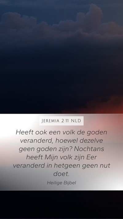 Jeremia 2:11 NLD Bible Verse Image