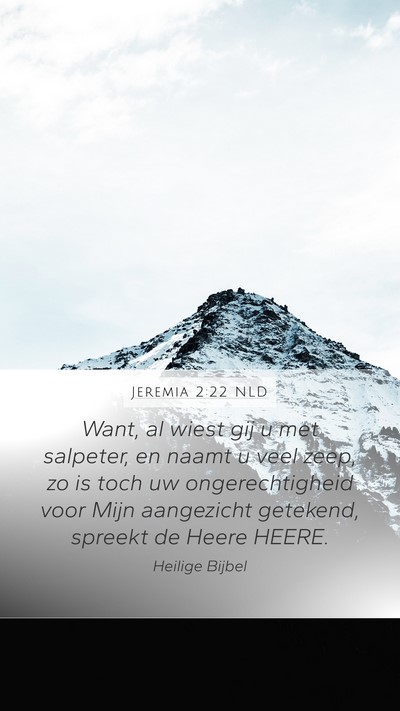 Jeremia 2:22 NLD Bible Verse Image