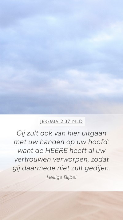 Jeremia 2:37 NLD Bible Verse Image