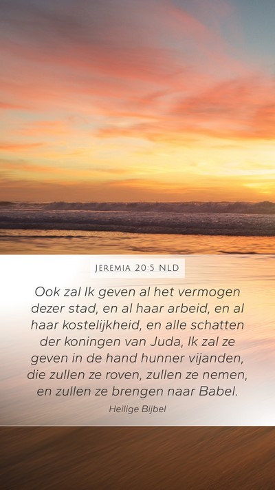 Jeremia 20:5 NLD Bible Verse Image
