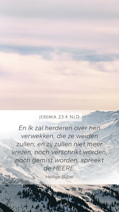 Jeremia 23:4 NLD Bible Verse Image