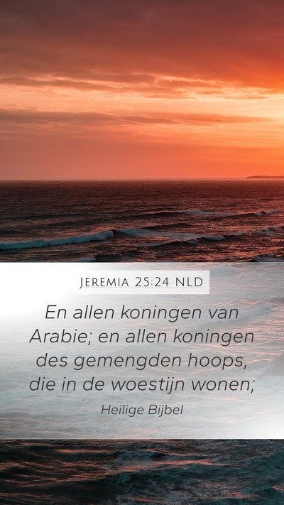 Jeremia 25:24 NLD Bible Verse Image