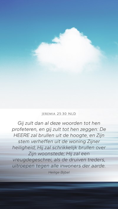 Jeremia 25:30 NLD Bible Verse Image