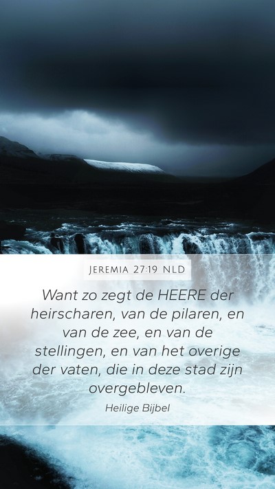 Jeremia 27:19 NLD Bible Verse Image