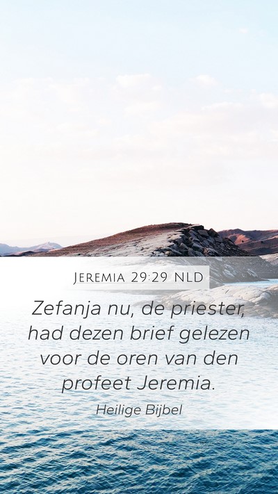 Jeremia 29:29 NLD Bible Verse Image