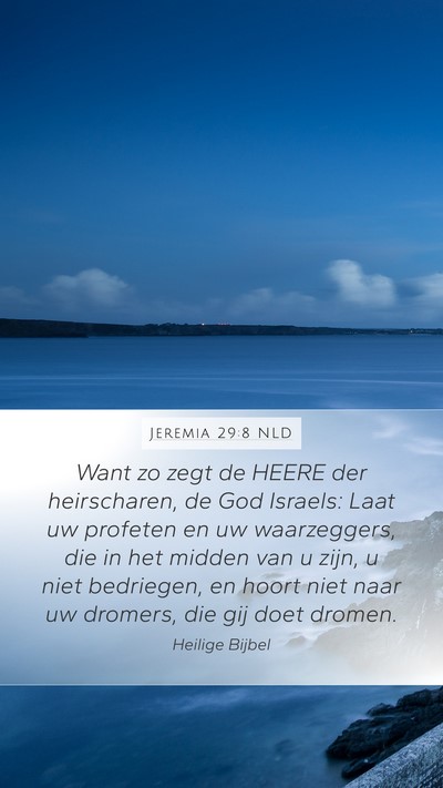 Jeremia 29:8 NLD Bible Verse Image