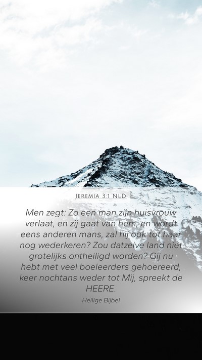 Jeremia 3:1 NLD Bible Verse Image