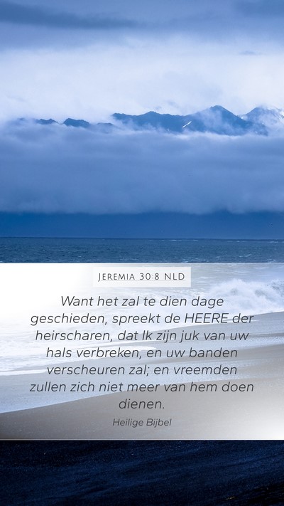 Jeremia 30:8 NLD Bible Verse Image