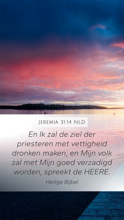 Jeremia 31:14 NLD Bible Verse Image
