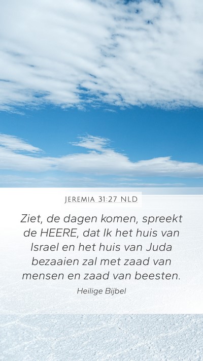 Jeremia 31:27 NLD Bible Verse Image