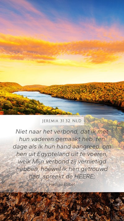 Jeremia 31:32 NLD Bible Verse Image