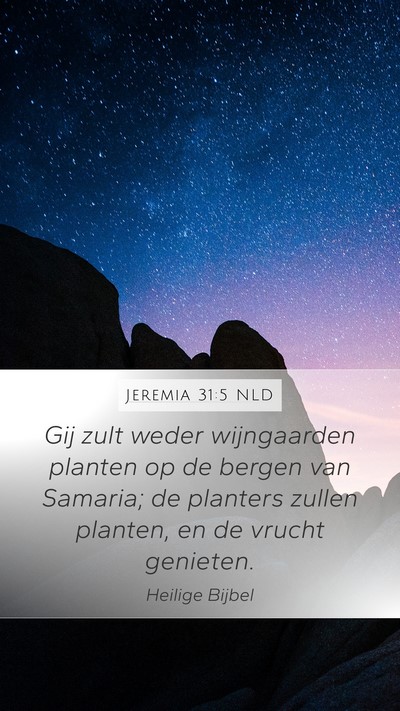 Jeremia 31:5 NLD Bible Verse Image