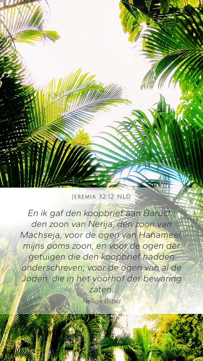 Jeremia 32:12 NLD Bible Verse Image