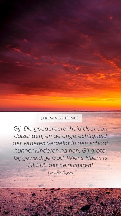 Jeremia 32:18 NLD Bible Verse Image