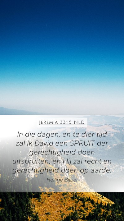 Jeremia 33:15 NLD Bible Verse Image