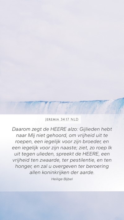 Jeremia 34:17 NLD Bible Verse Image