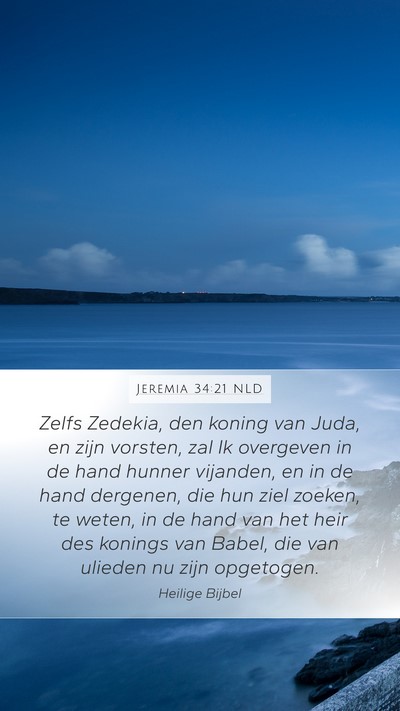 Jeremia 34:21 NLD Bible Verse Image