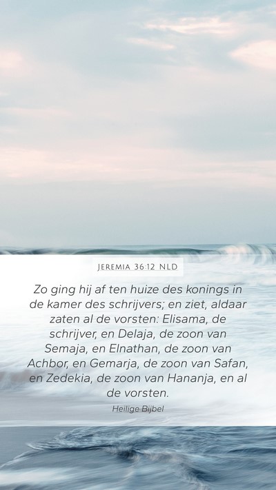 Jeremia 36:12 NLD Bible Verse Image