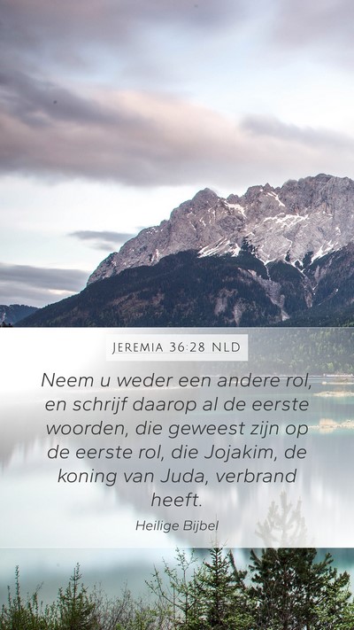 Jeremia 36:28 NLD Bible Verse Image