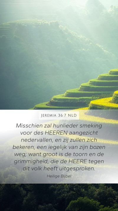 Jeremia 36:7 NLD Bible Verse Image