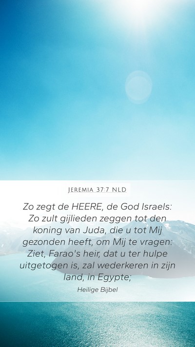 Jeremia 37:7 NLD Bible Verse Image