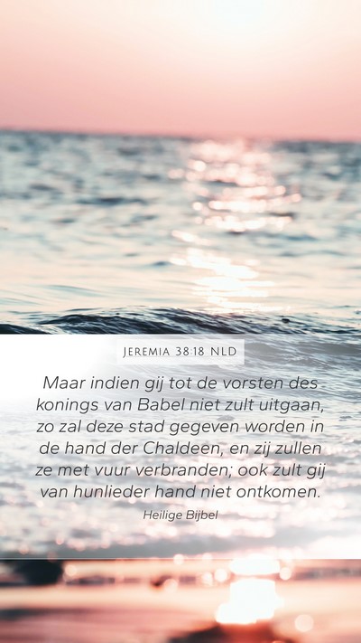 Jeremia 38:18 NLD Bible Verse Image