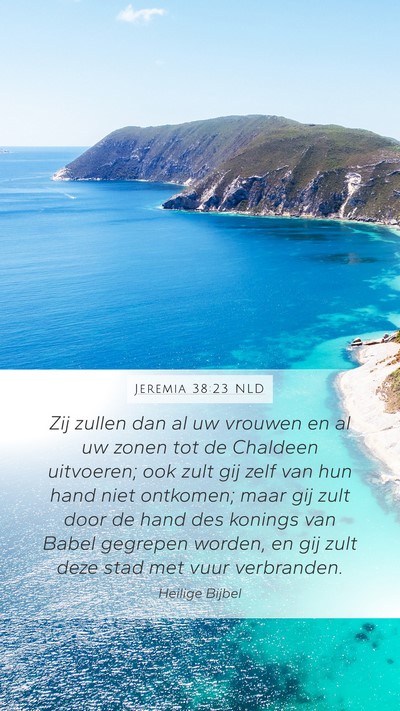 Jeremia 38:23 NLD Bible Verse Image
