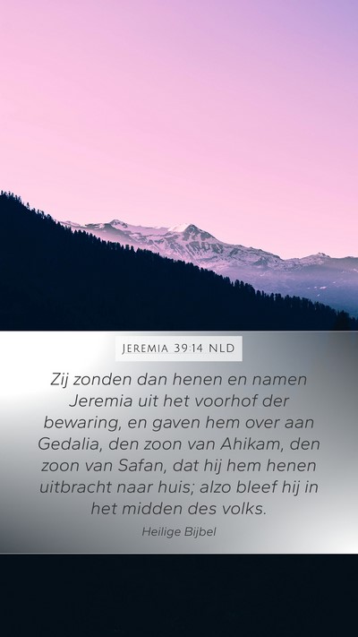 Jeremia 39:14 NLD Bible Verse Image
