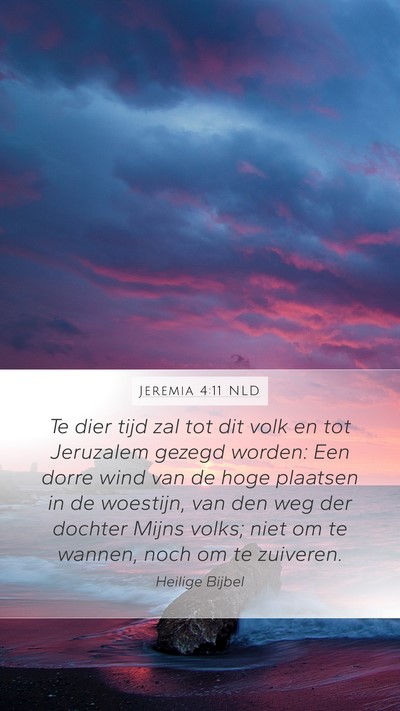 Jeremia 4:11 NLD Bible Verse Image
