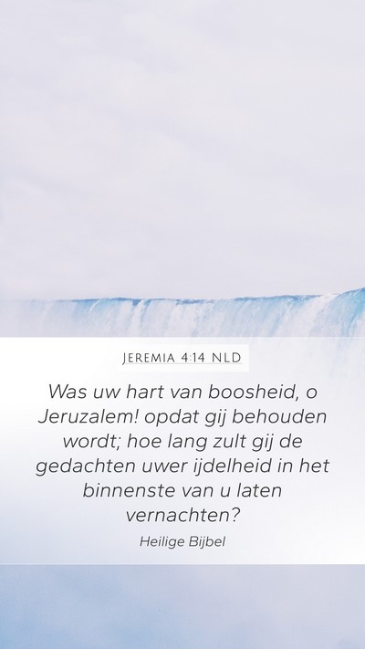 Jeremia 4:14 NLD Bible Verse Image
