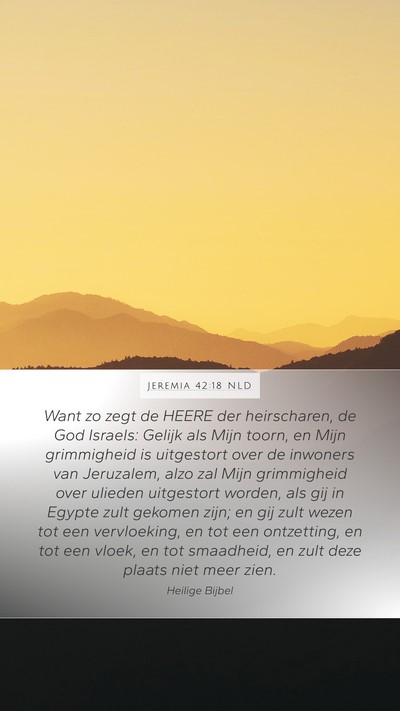 Jeremia 42:18 NLD Bible Verse Image