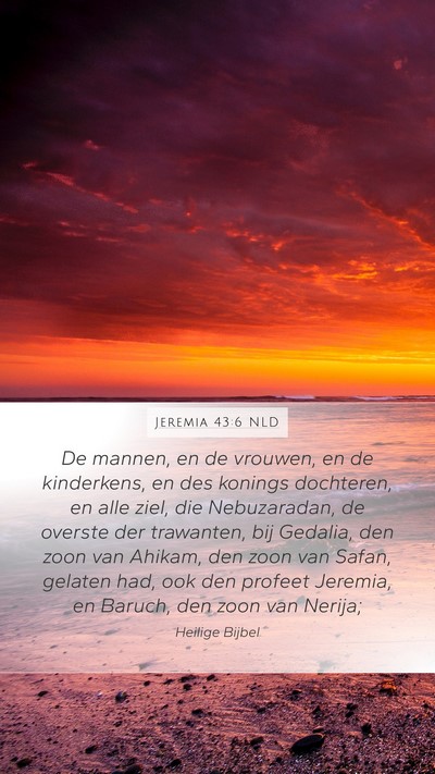 Jeremia 43:6 NLD Bible Verse Image