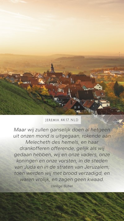 Jeremia 44:17 NLD Bible Verse Image